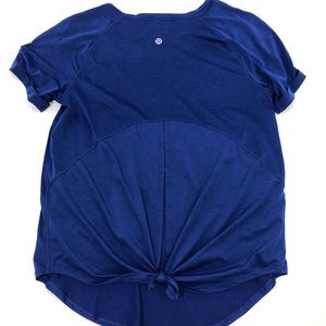 Lululemon tie back shirt